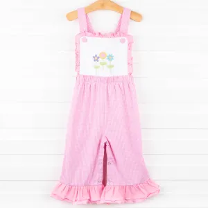 Fields Of Flowers Overalls, Pink
