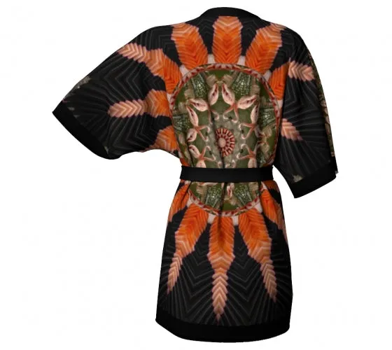 Flamingo Feathers - Zoo Kimono