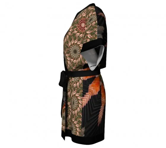 Flamingo Feathers - Zoo Kimono