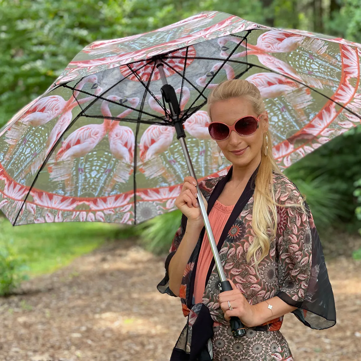 Flamingo Feathers - Zoo Kimono