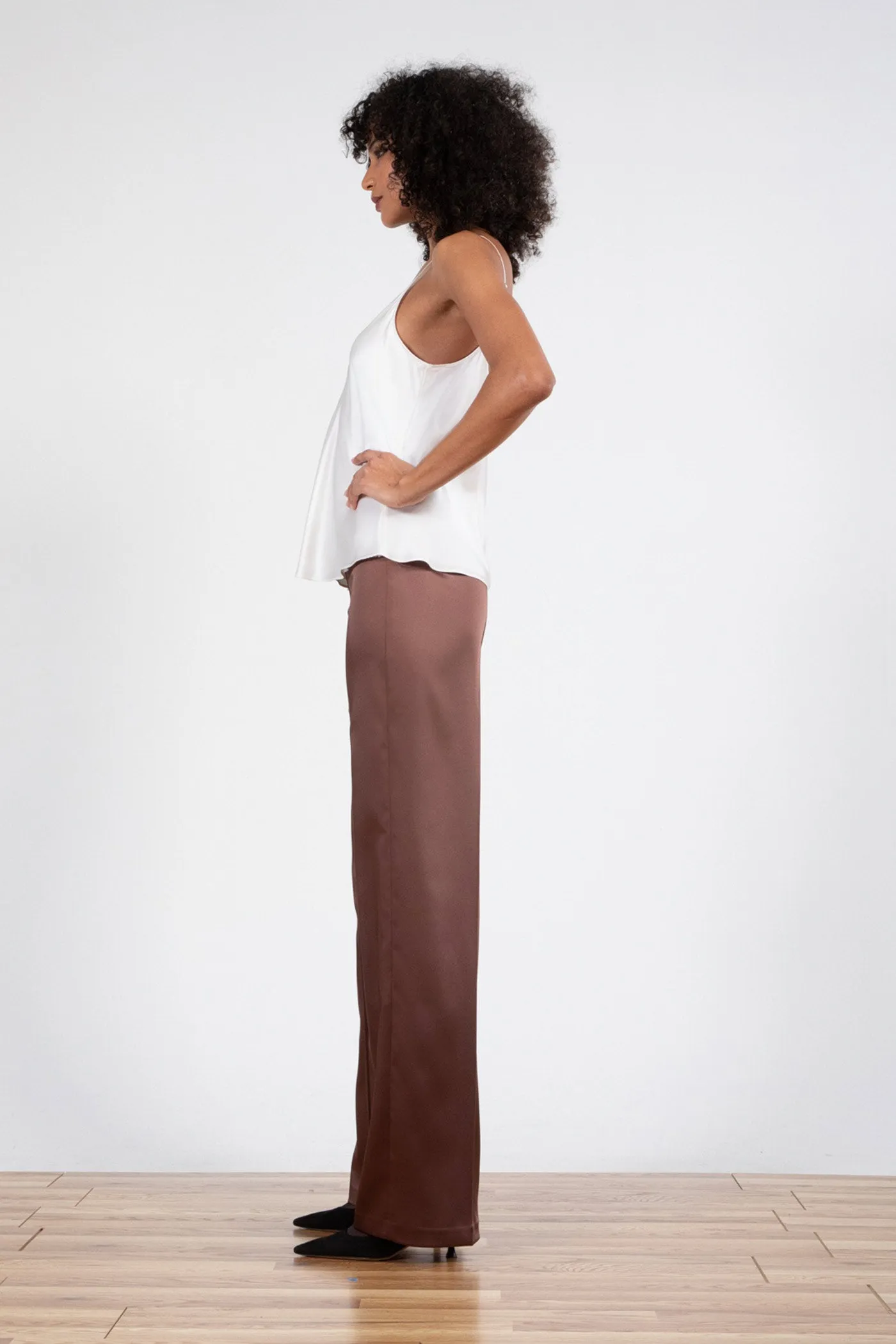 FLAVIA Satin Ebano