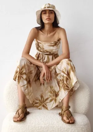 Fleur Maxi Dress Print