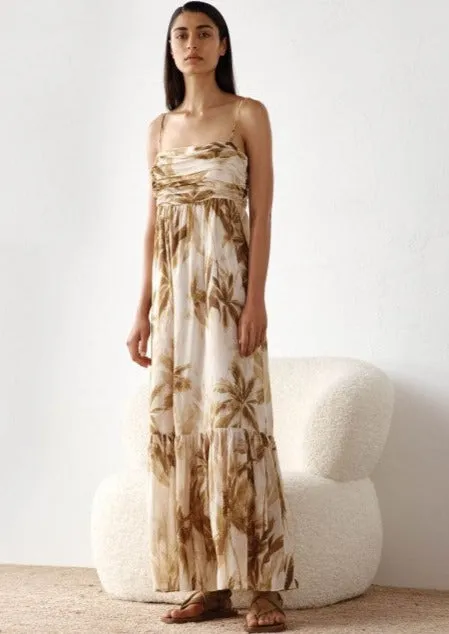 Fleur Maxi Dress Print