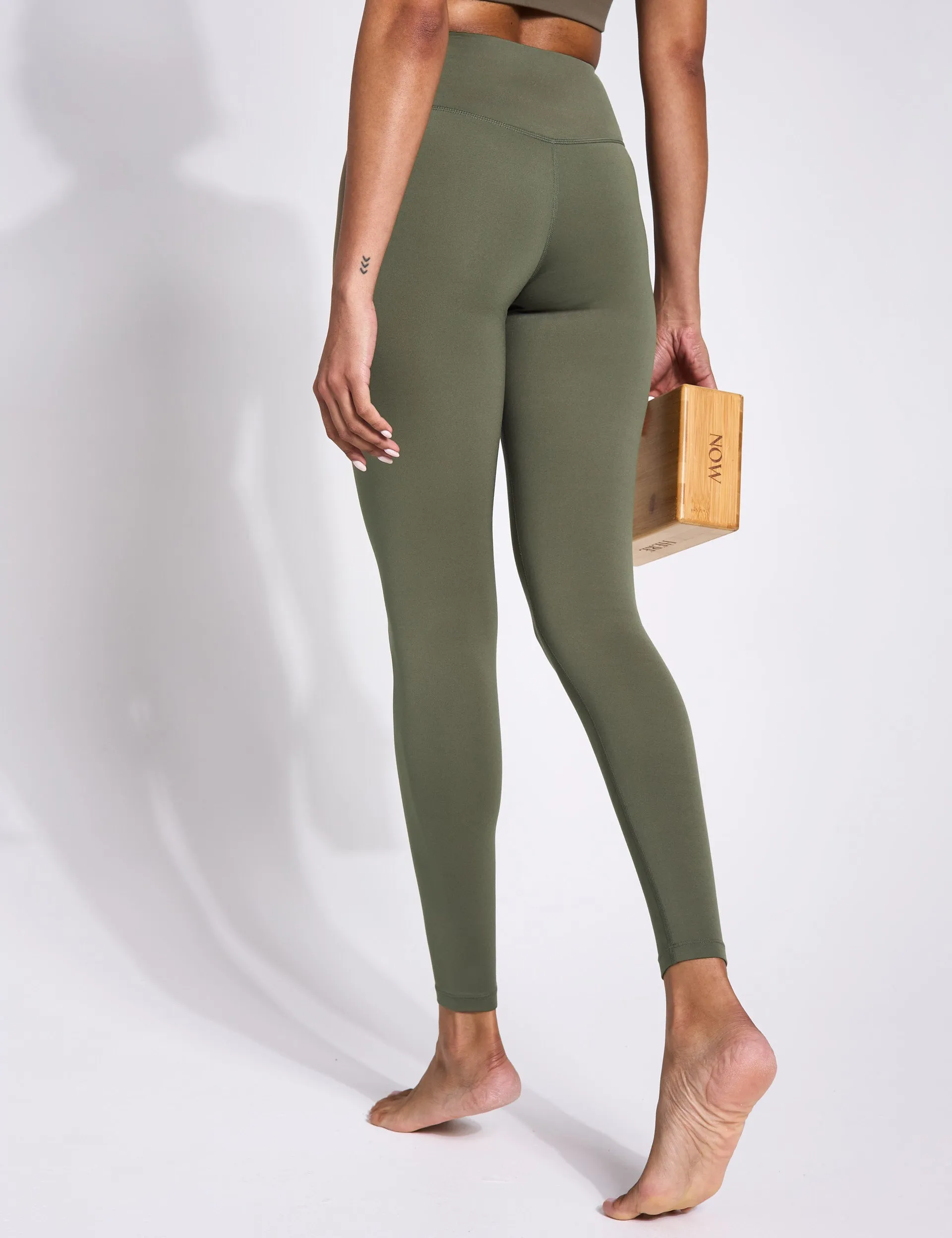 FLOAT High Waisted Legging - Cured Green