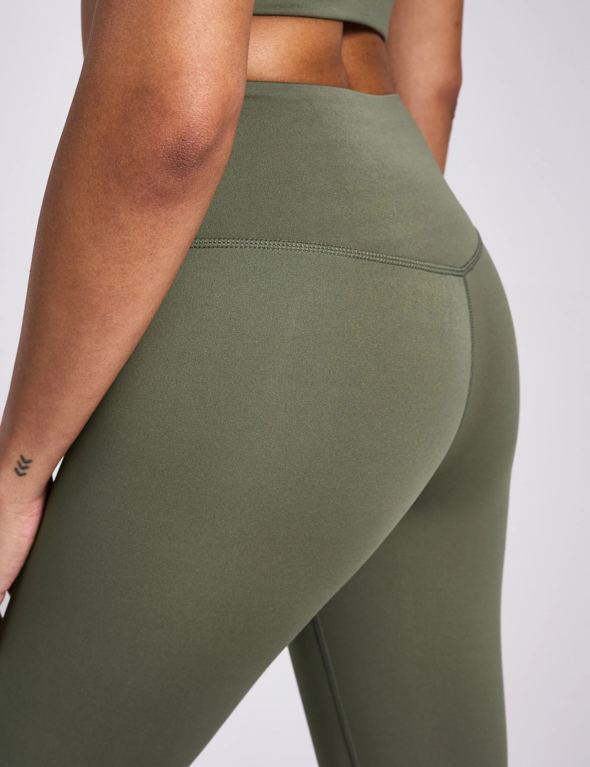 FLOAT High Waisted Legging - Cured Green