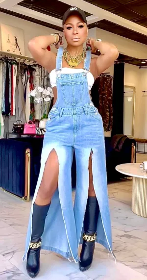 FLOAT ON EM | DENIM OVERALLS