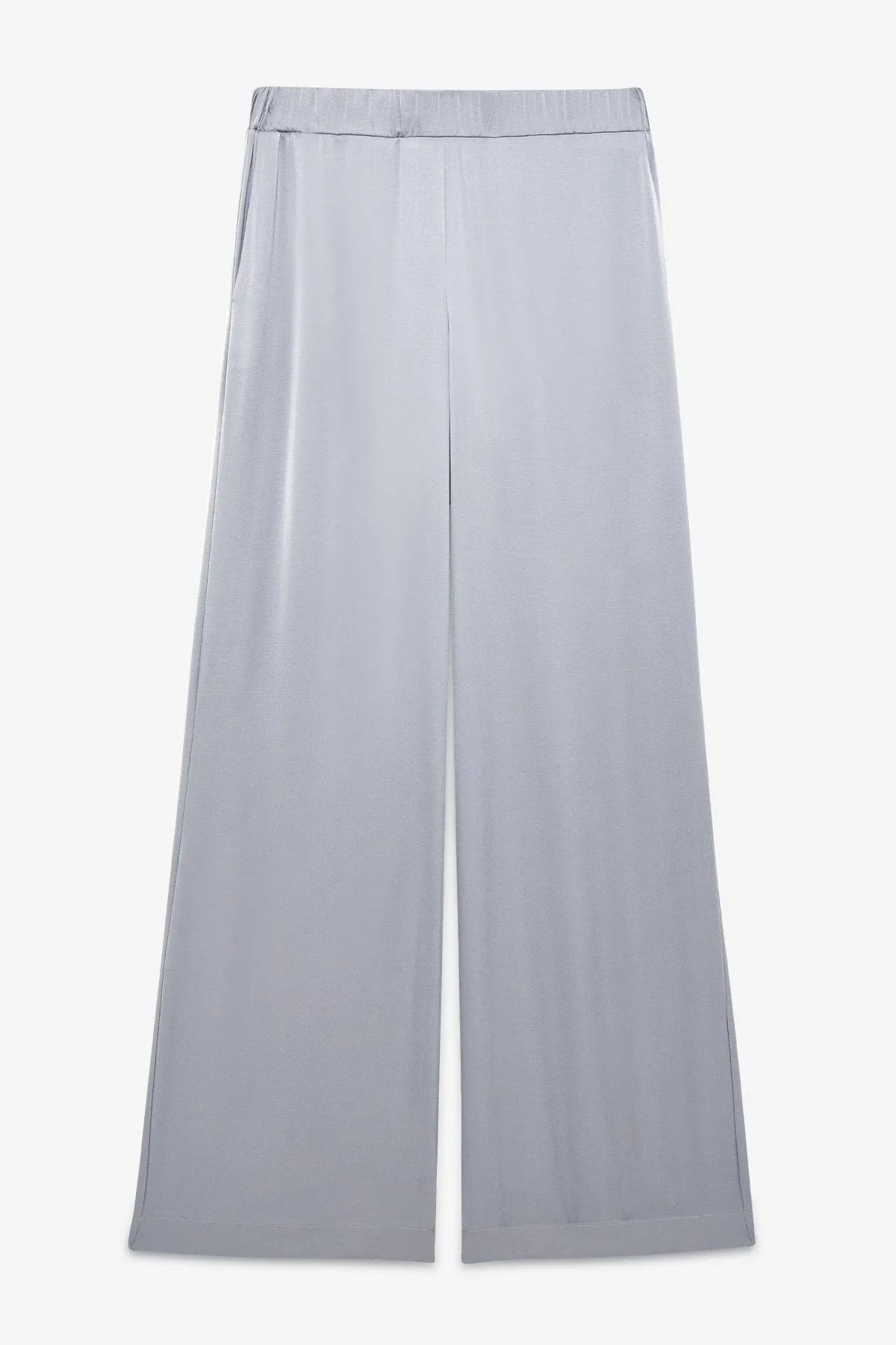 Fog Satin Palazzo Trousers