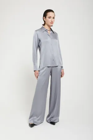 Fog Satin Palazzo Trousers