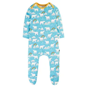 Frugi Easy Printed Babygrow Winter Tales