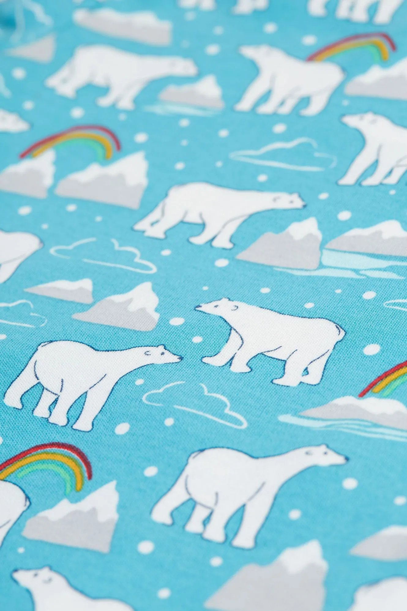 Frugi Easy Printed Babygrow Winter Tales