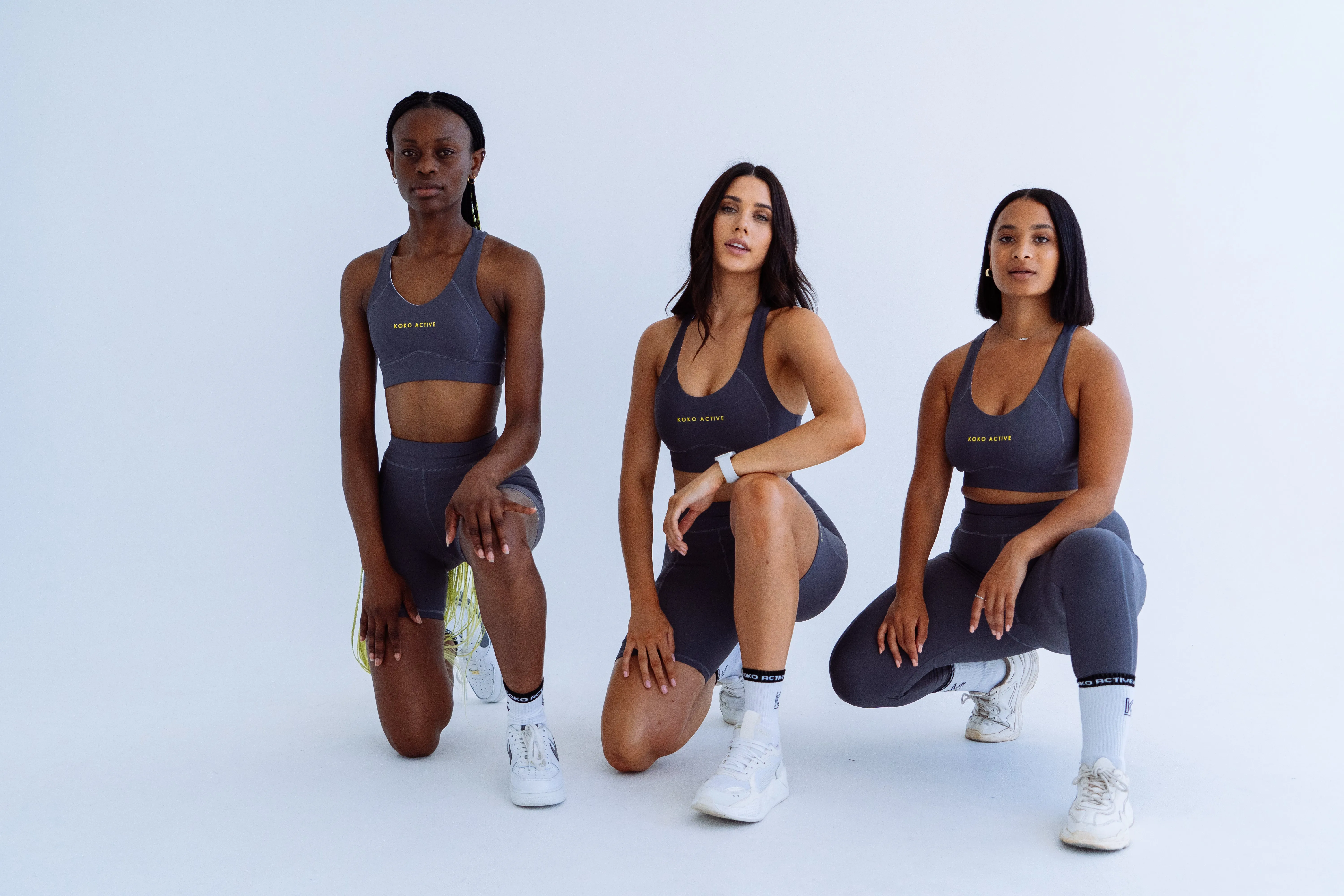GAME CHANGER Graphite grey 7/8 High Waisted Leggings