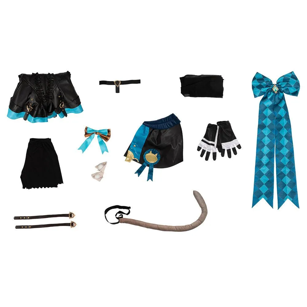Game Lynette Dress Cosplay Costume