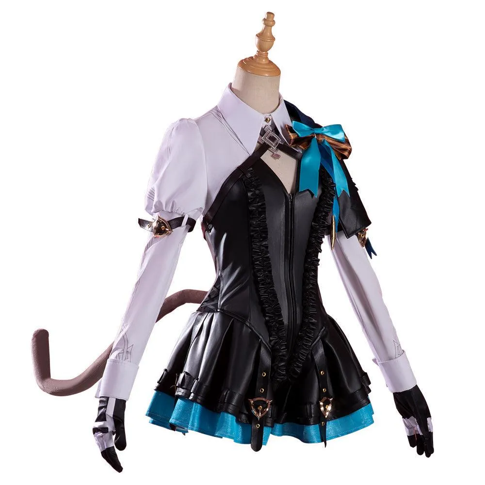 Game Lynette Dress Cosplay Costume
