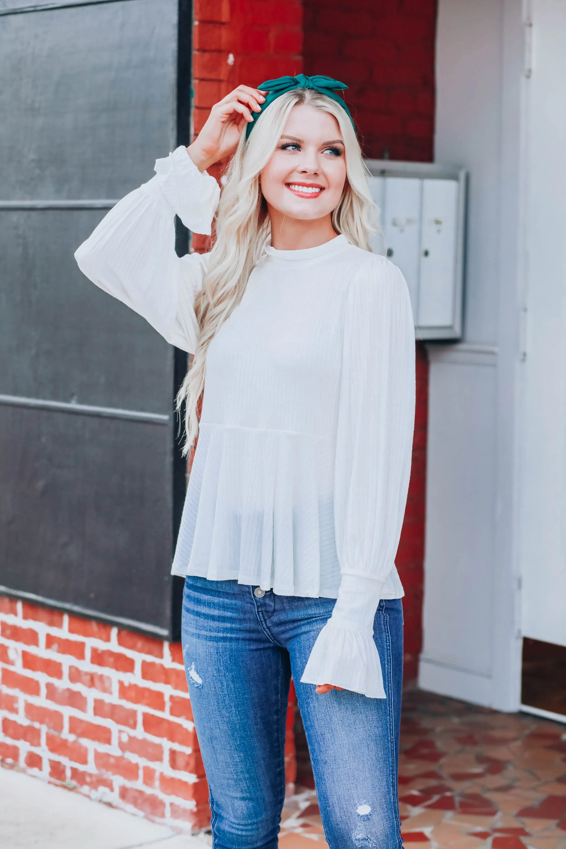 Genevieve Dainty Top - Ivory