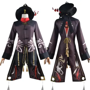 Genshin Impact Hu Tao Cosplay Costume Suit