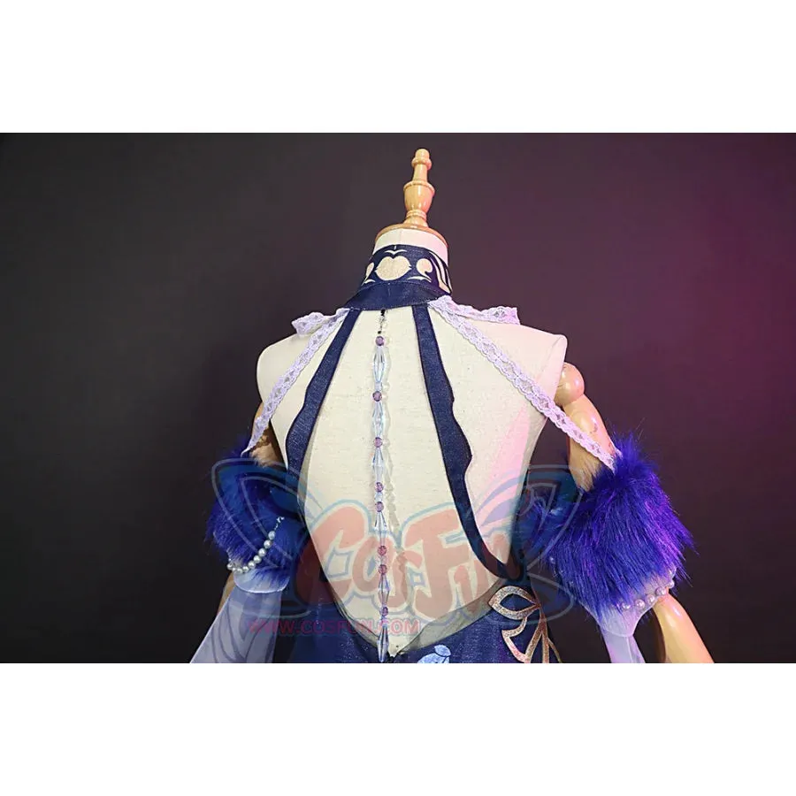 Genshin Impact Ningguang Orchid's Evening Gown Cosplay Costume C00976
