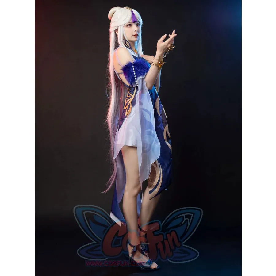 Genshin Impact Ningguang Orchid's Evening Gown Cosplay Costume C00976