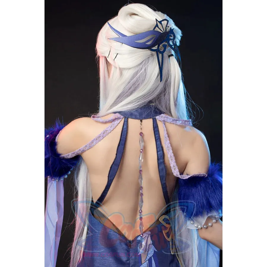 Genshin Impact Ningguang Orchid's Evening Gown Cosplay Costume C00976