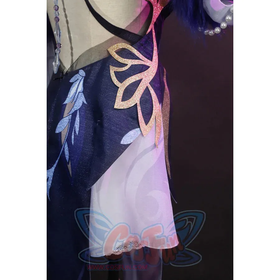 Genshin Impact Ningguang Orchid's Evening Gown Cosplay Costume C00976