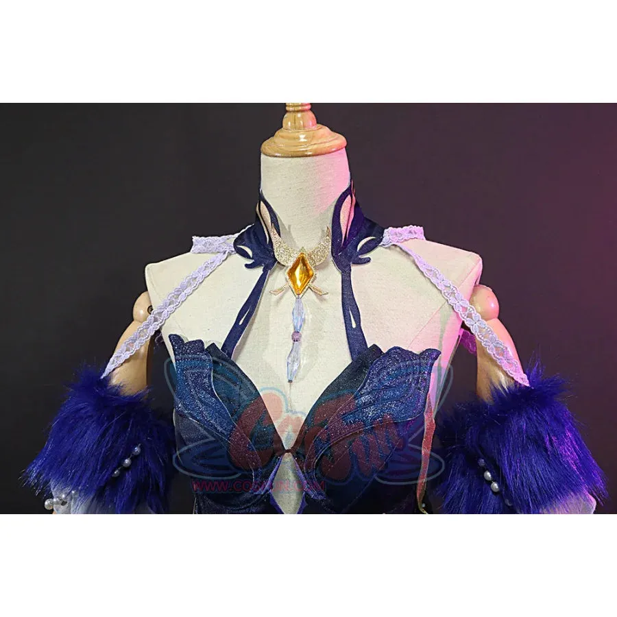 Genshin Impact Ningguang Orchid's Evening Gown Cosplay Costume C00976