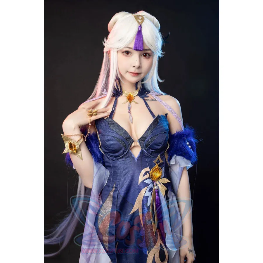 Genshin Impact Ningguang Orchid's Evening Gown Cosplay Costume C00976
