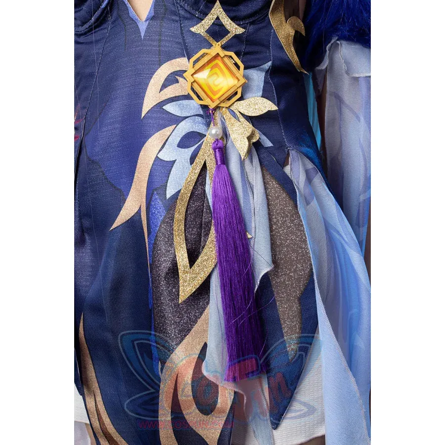 Genshin Impact Ningguang Orchid's Evening Gown Cosplay Costume C00976