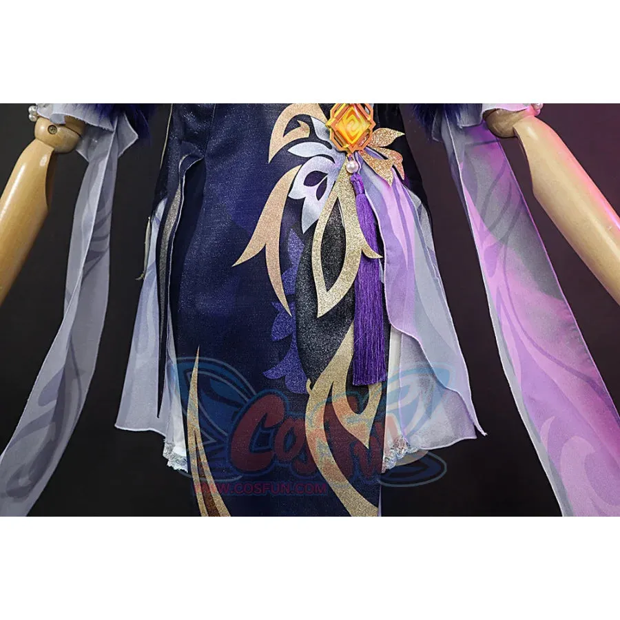 Genshin Impact Ningguang Orchid's Evening Gown Cosplay Costume C00976