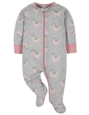 Gerber - Sleep n Play Onesie - Rainbows