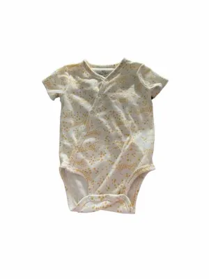 Girls Child Size 18 Months Oliver & Rain White Print Rompers