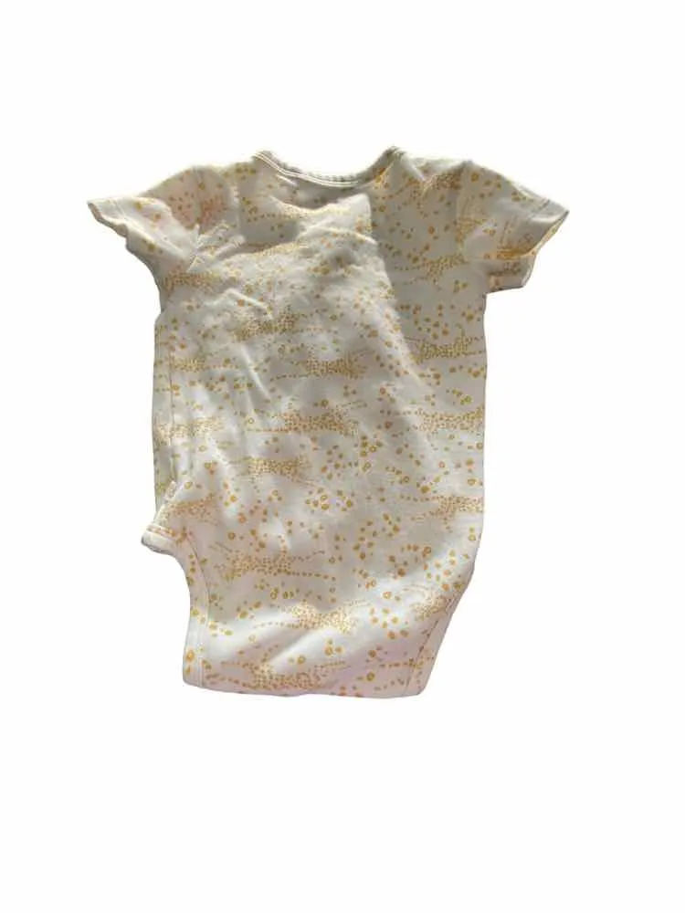 Girls Child Size 18 Months Oliver & Rain White Print Rompers
