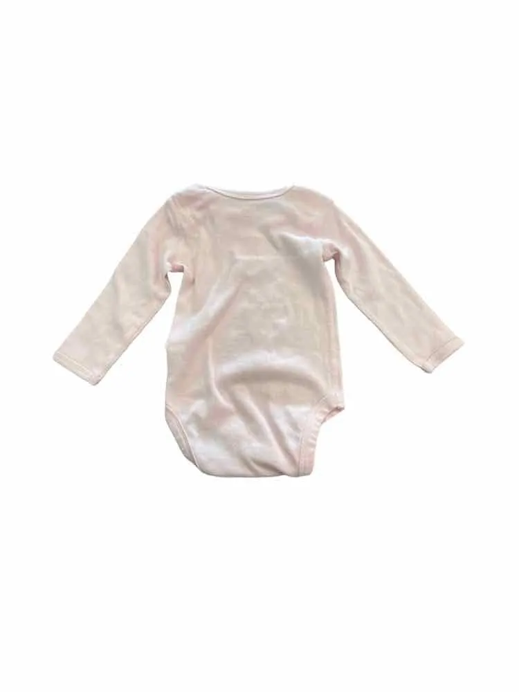 Girls Child Size 3-6 Months Burt Bee's Baby Pink Rompers