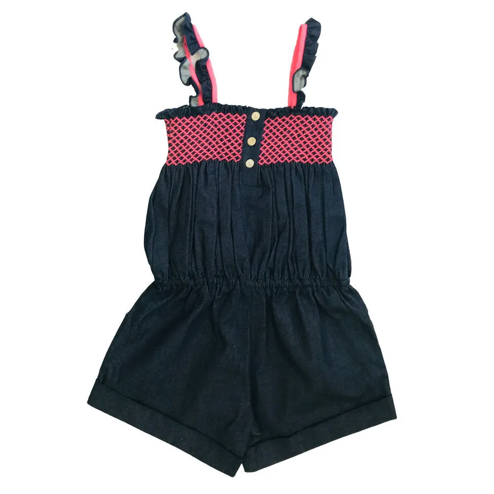 Girls Lana Smocked Romper
