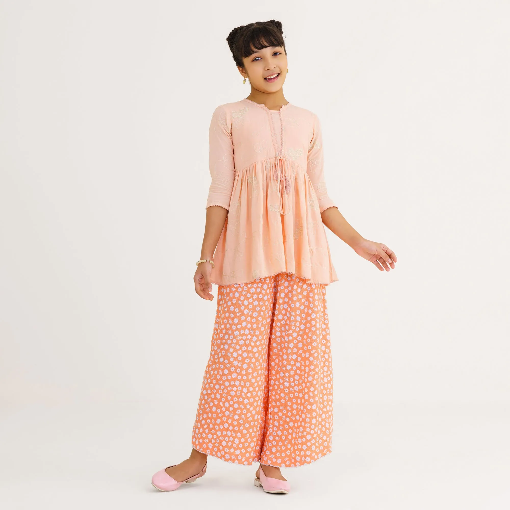 Girls Melon Ethnic Jacket