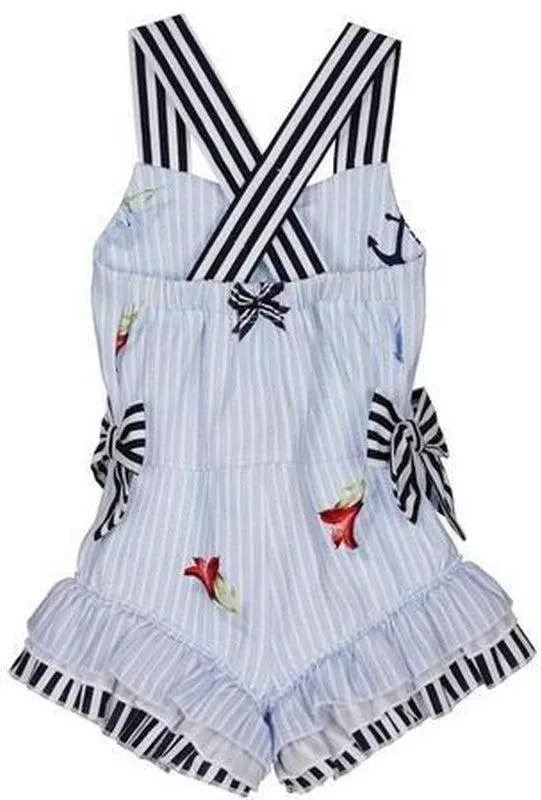 Girls Sailor Playsuit