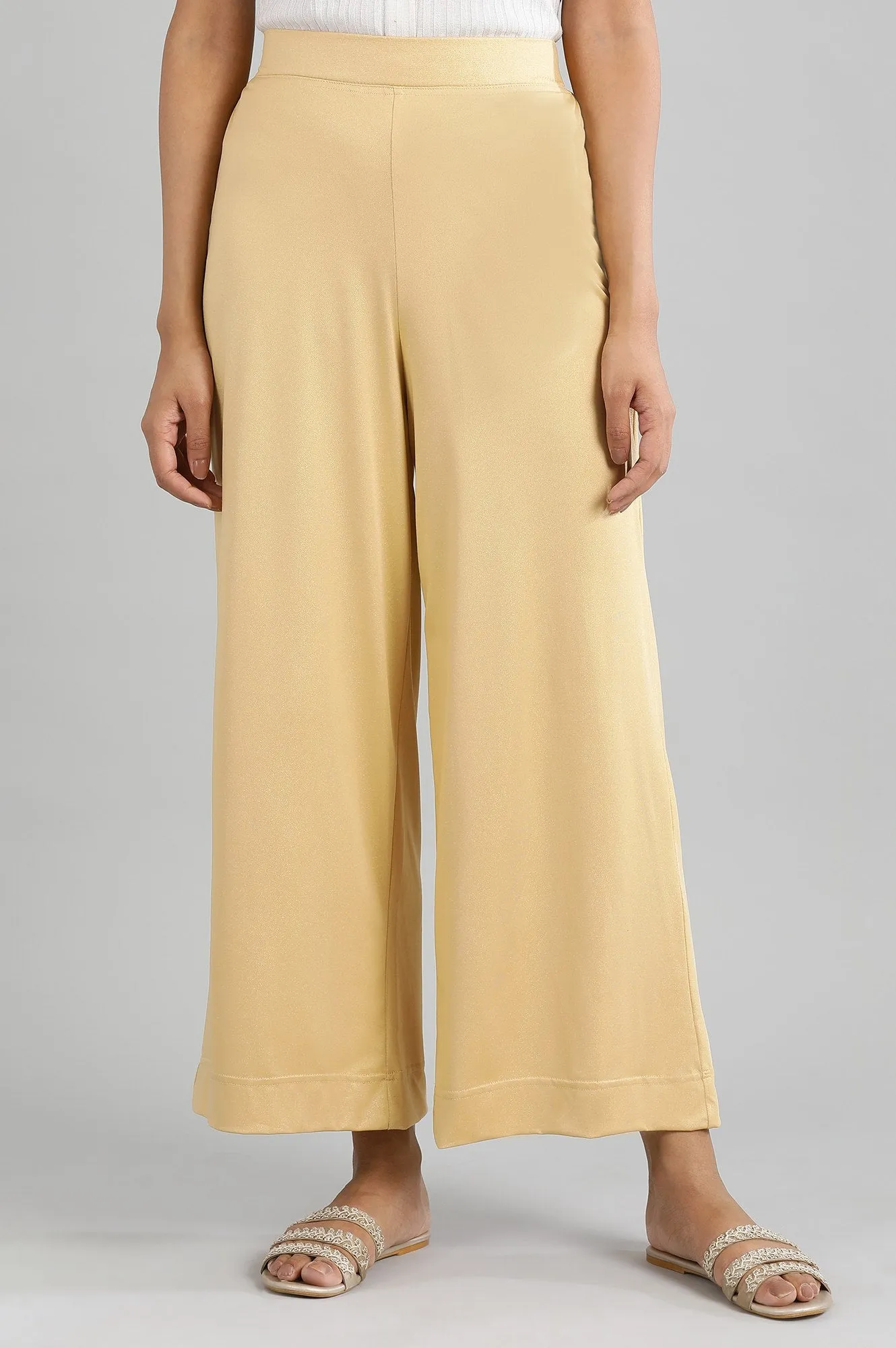 Gold Printed Palazzo