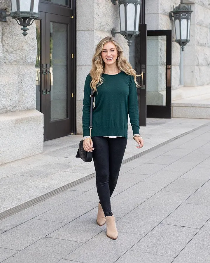 Grace & Lace Faux Leather Leggings