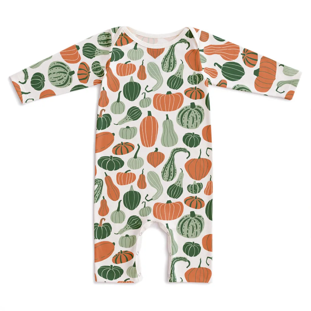Green & Orange Gourds Romper