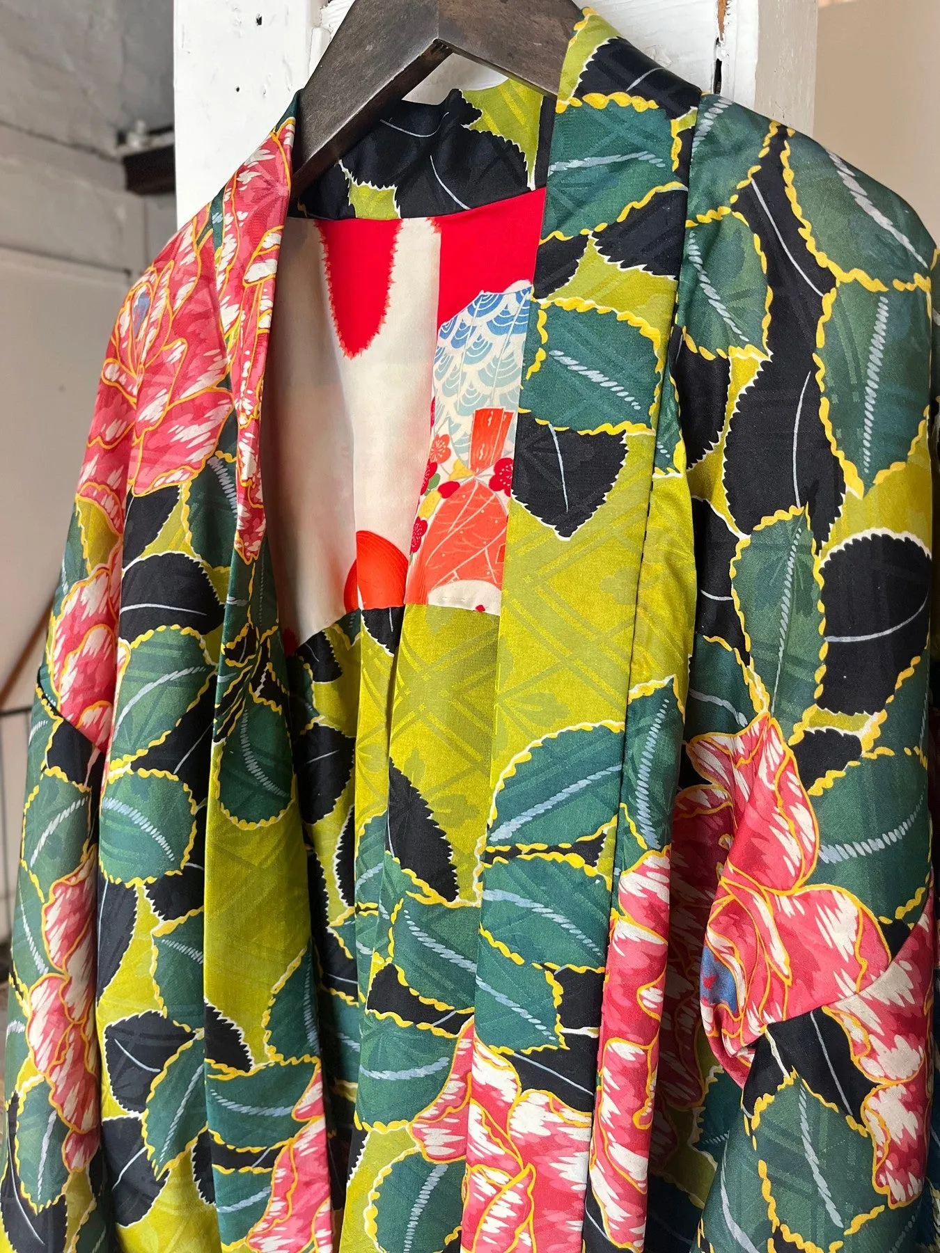 Green Peony Haori