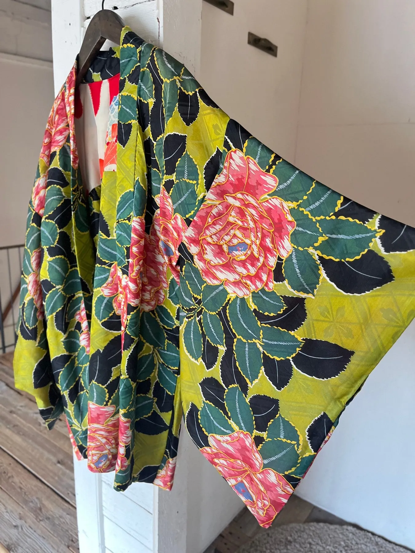 Green Peony Haori