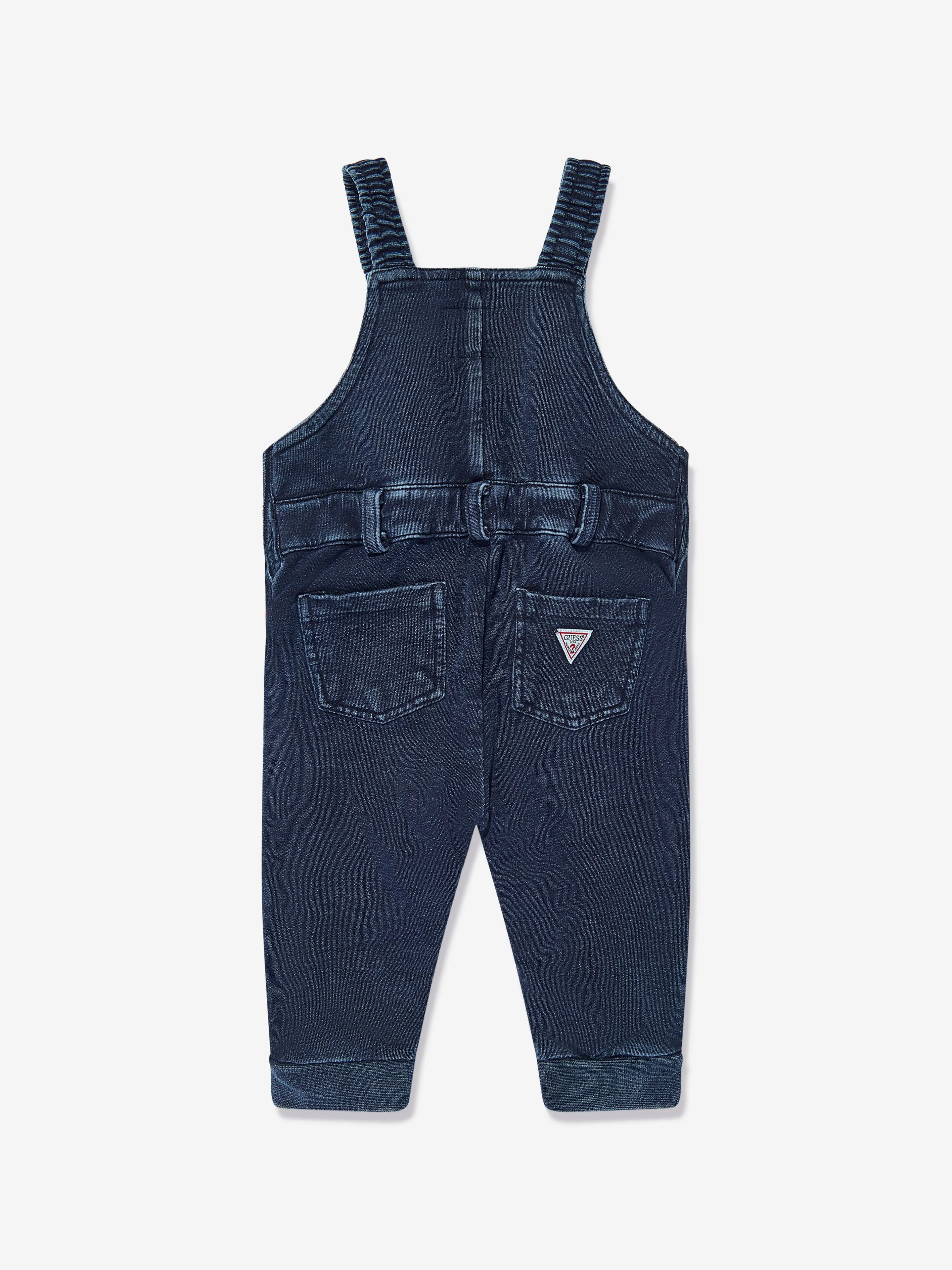 Guess Baby Boys Denim Knit Dungarees in Blue
