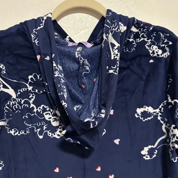 Hale Bob Lounge Pajama Onesie with Poodles size Medium