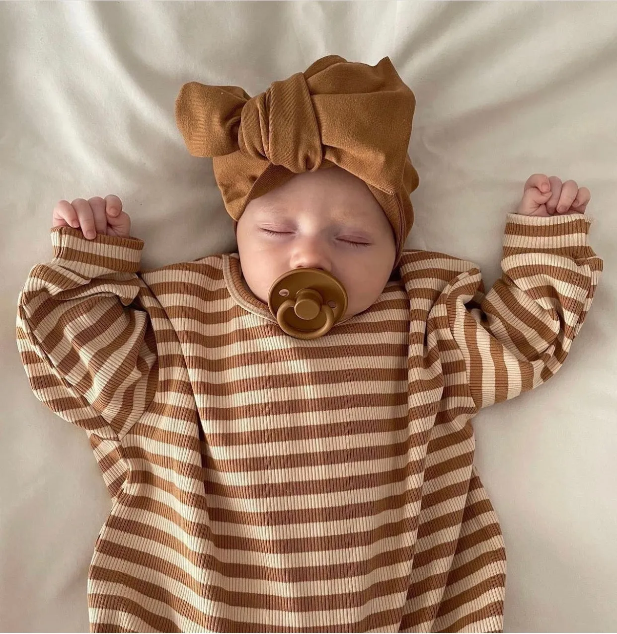 Hampton Romper - Cinnamon