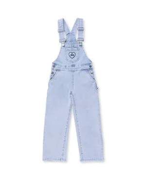 Happy Heart Denim Overalls