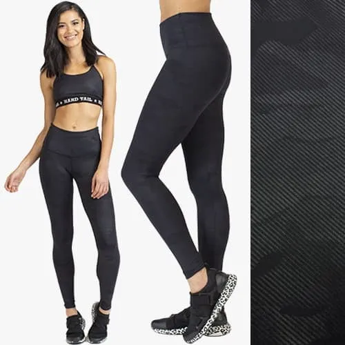 Hard Tail Embossed Camo High Rise Legging