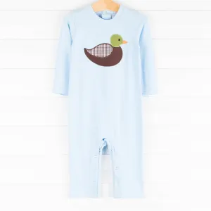Harrison Mallard Romper, Blue