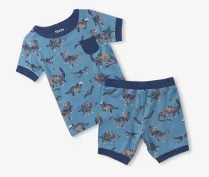 Hatley Dino Stamp Bamboo Pajamas