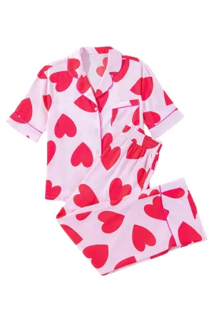 Heart Pajamas Set