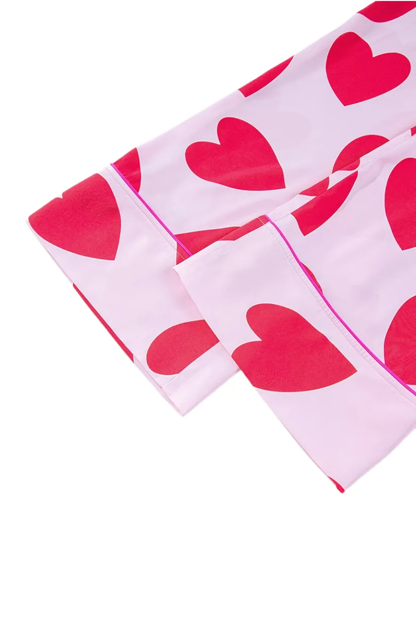 Heart Pajamas Set