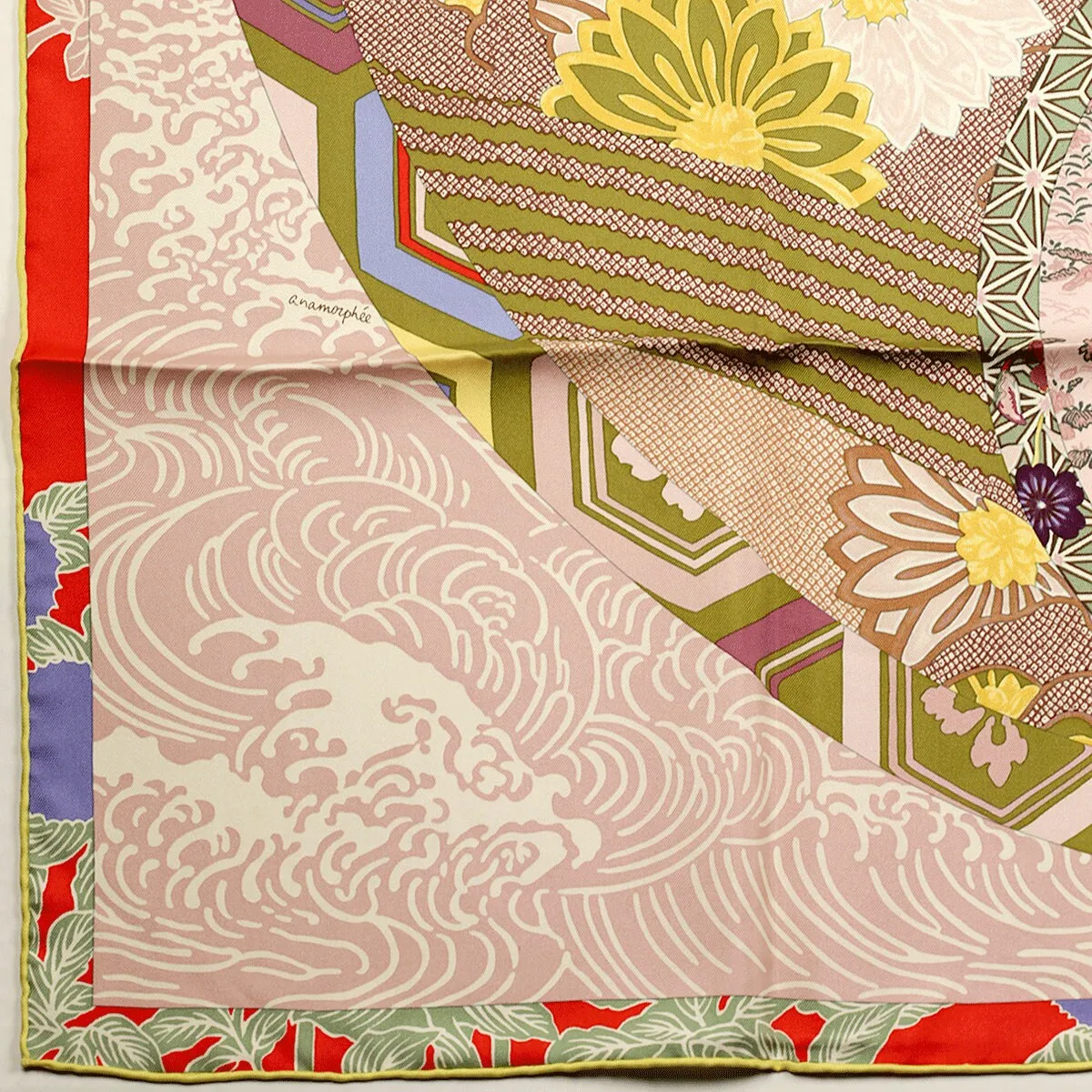 Hermes Scarf "Ex-Libris en Kimonos" by Anamorphee 90cm Silk | Grail