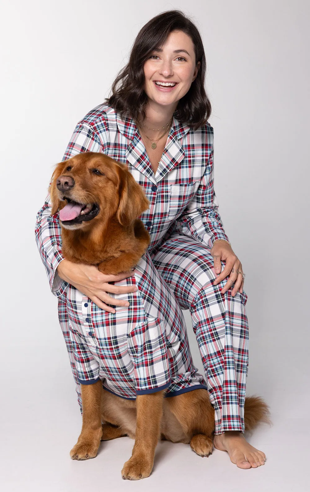 Hibernation Plaid Pet Pajamas - Pet & Owner